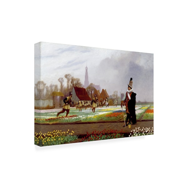 Gerome 'Tulip Mania In Holland, The First Bubble' Canvas Art,22x32